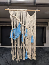 Load image into Gallery viewer, "Daisy" Handwoven Macramé Hanging Wall Art