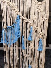 Load image into Gallery viewer, "Daisy" Handwoven Macramé Hanging Wall Art