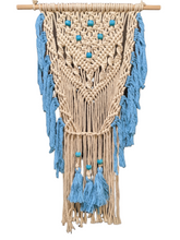 Load image into Gallery viewer, "Betty" Handwoven Macramé Hanging Wall Art