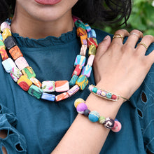 Load image into Gallery viewer, Betty Bauble Kantha Bracelet

