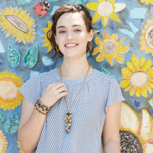 Load image into Gallery viewer, Cascading Kantha Necklace