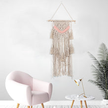 Load image into Gallery viewer, "Paloma" Handwoven Macramé Wall Decor