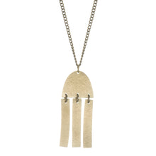 Load image into Gallery viewer, Golden Fringe Rounded Necklace
