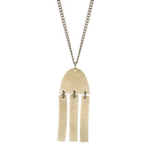 Load image into Gallery viewer, Golden Fringe Rounded Necklace