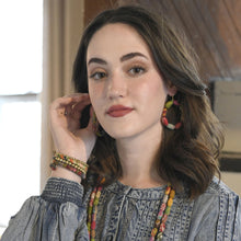 Load image into Gallery viewer, Glimmer Kantha Spiral Bracelet