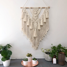 Load image into Gallery viewer, "Gloria" Handwoven Macramé Boho Wall Art