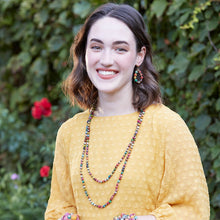 Load image into Gallery viewer, Kantha Bead Long Necklace