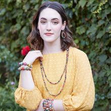 Load image into Gallery viewer, Kantha Bead Long Necklace