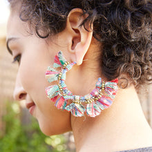 Load image into Gallery viewer, Kantha Fiesta Hoops