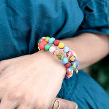 Load image into Gallery viewer, Kantha Overlap Bangle Bracelet