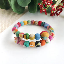 Load image into Gallery viewer, Kantha Overlap Bangle Bracelet