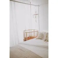 Load image into Gallery viewer, All-Natural, Handcrafted Pom Pom & Macramé Mobile