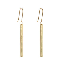 Load image into Gallery viewer, Ruthi Golden Bar Earrings