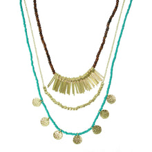 Load image into Gallery viewer, Sea & Earth Layered Necklace