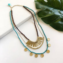 Load image into Gallery viewer, Sea & Earth Layered Necklace