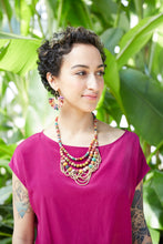 Load image into Gallery viewer, Tangled Kantha Necklace