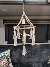 Load image into Gallery viewer, All-Natural, Handcrafted, Beaded &amp; Macramé Mobile
