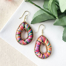 Load image into Gallery viewer, Candied Pillow Teardrop Earrings
