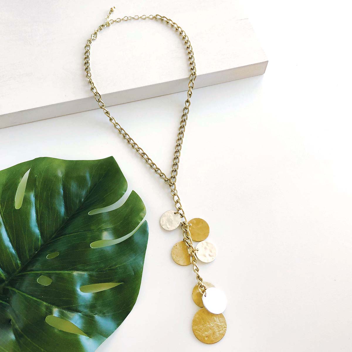 Cascading Medallion Necklace
