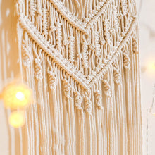 Load image into Gallery viewer, &quot;My Neighbor, Fred&quot; Handwoven Macramé Boho Wall Art
