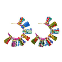 Load image into Gallery viewer, Kantha Fiesta Hoops
