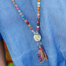 Load image into Gallery viewer, Kantha Tassel Necklace
