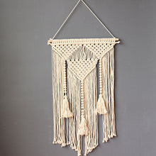 Load image into Gallery viewer, &quot;Maya&quot; Handwoven Boho Macramé Wall Art
