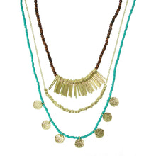Load image into Gallery viewer, Sea &amp; Earth Layered Necklace

